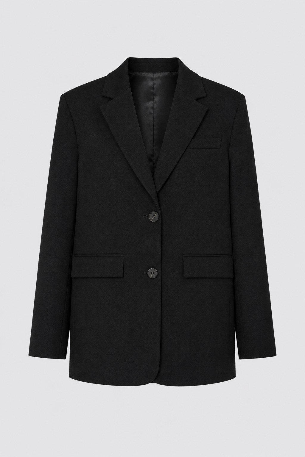 Abbra kadın arkası düğme detaylı ceket siyah - 5. görsel