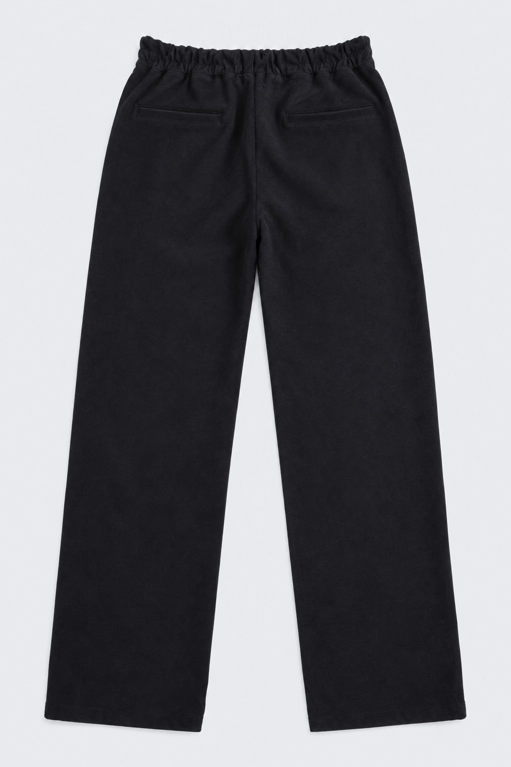 Abbra kadın beli lastikli pantolon lacivert - 4. görsel